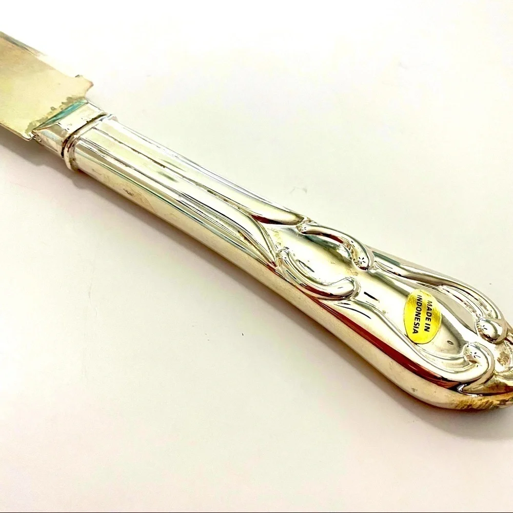 Vintage Silverplate Cake Dessert Knife Classic